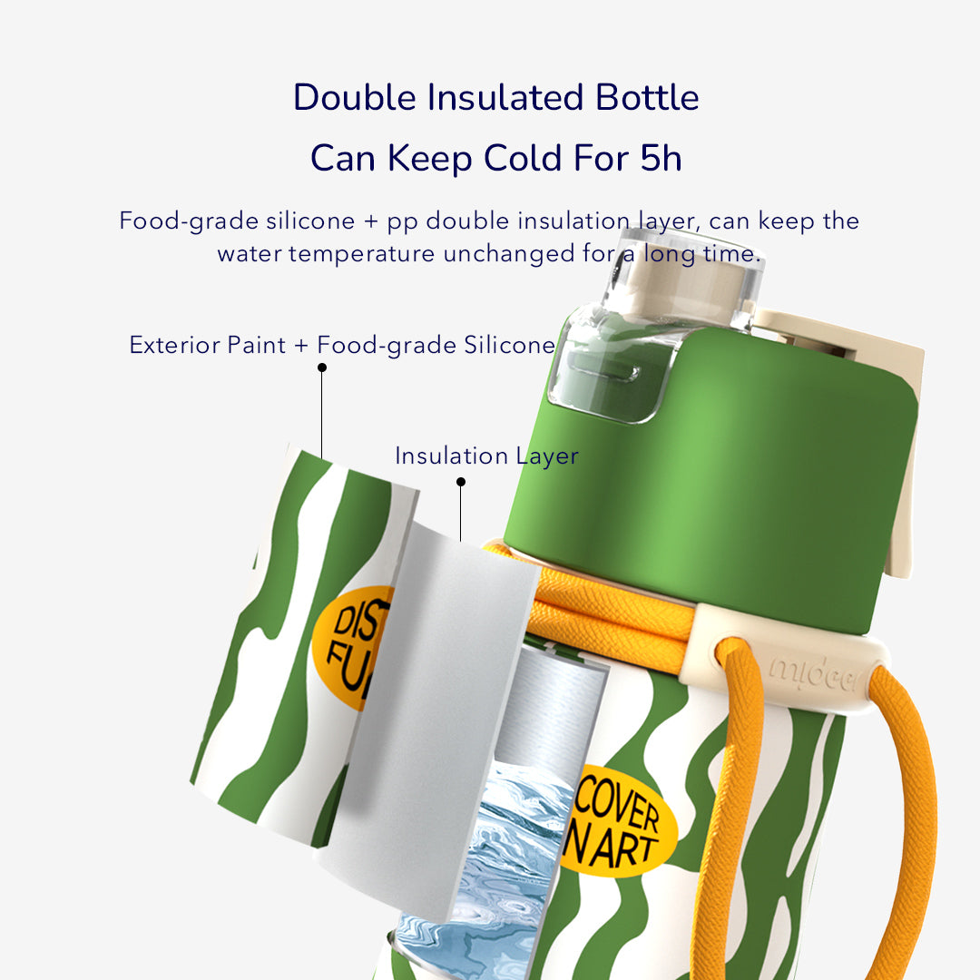 Tazza spray portatile: verde acqua