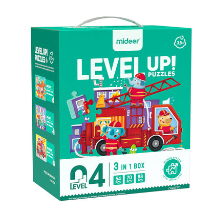 Level Up! Puzzles - Level 4: Transportation 54P-88P