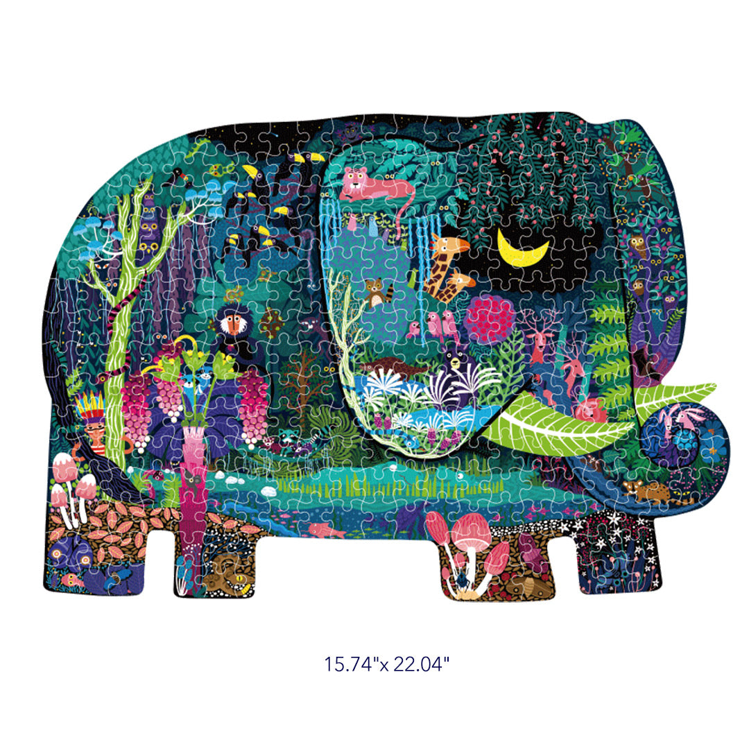 Shaped Puzzle: Huge Animal Elephant Dream 280P