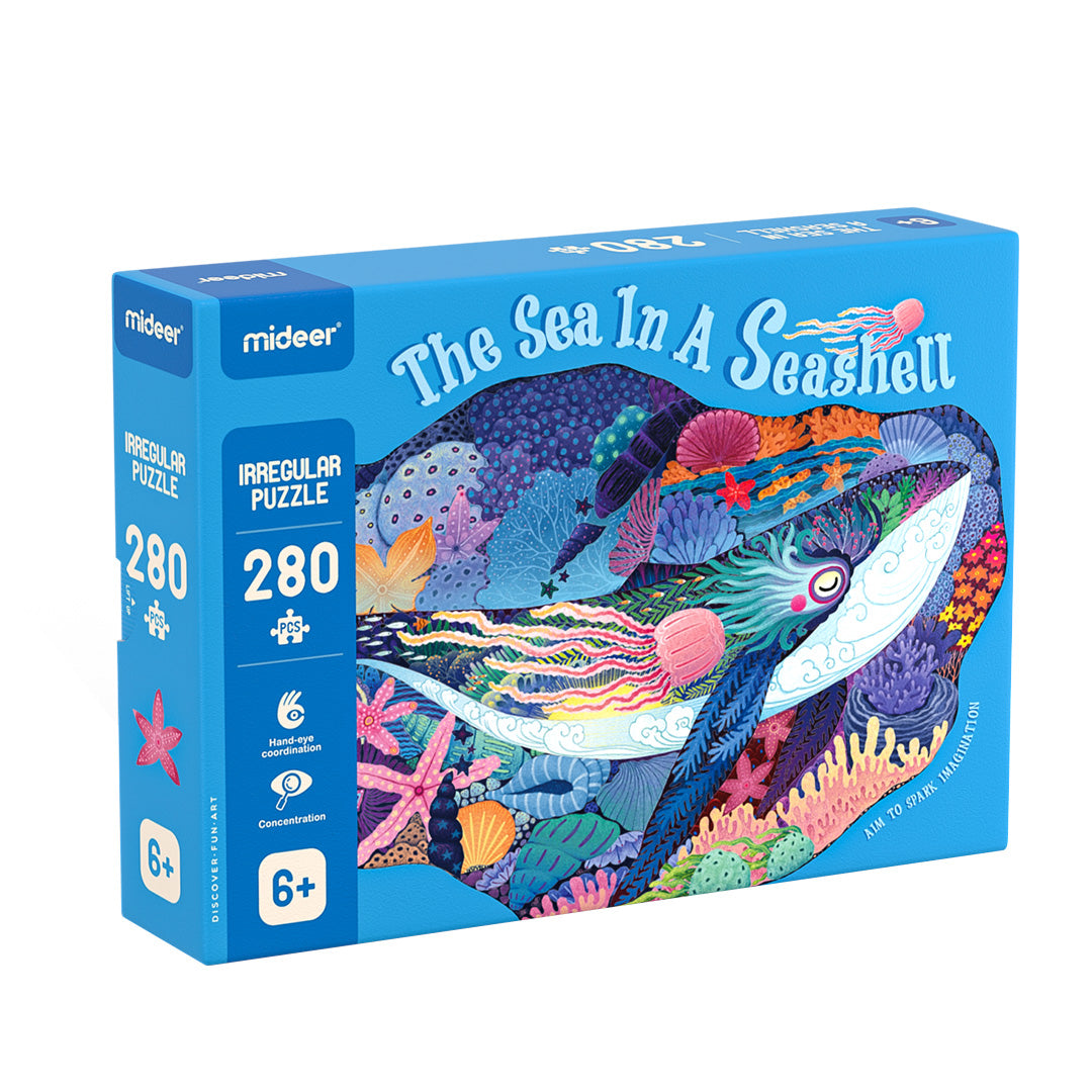 Shaped Puzzle: Huge Animal The Sea An A Seashell 280P